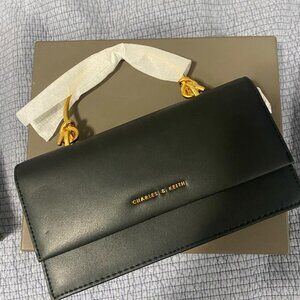 Charles & Keith Structured Mini Top Handle Bag